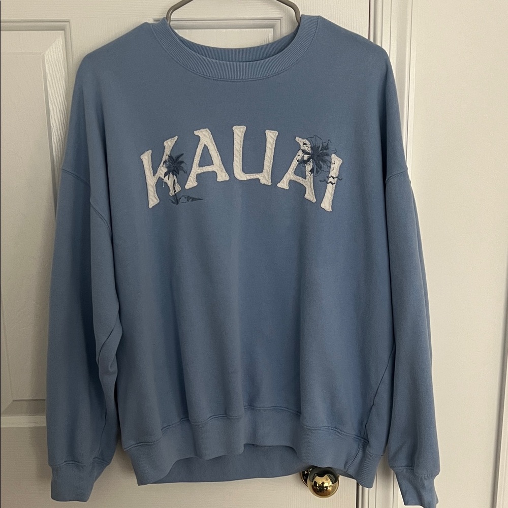 HOLLISTER Kauai sweatshirt, light blue, M